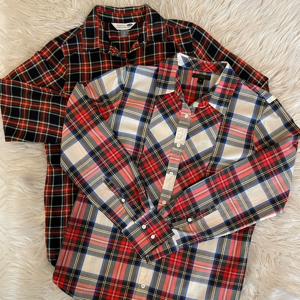 Plaid Blouse | Only the J Crew one